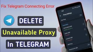 how to clear telegram proxy list